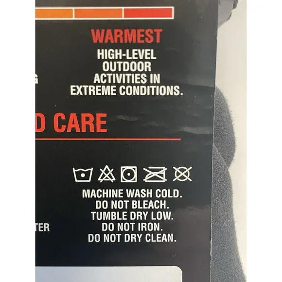 ZeroXposur Snow Outdoor Gloves Unisex L/XL Thinsulate Warm Black - Picture 10 of 11